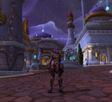 Khanisa, Druida Zandalari com o Conjunto da Raça graças à uma de suas irmãs <3